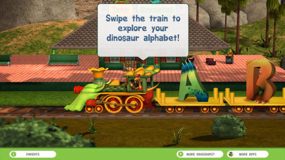 Pick a Letter off the Dinosaur Train