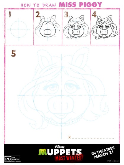 How to Draw Miss Piggy