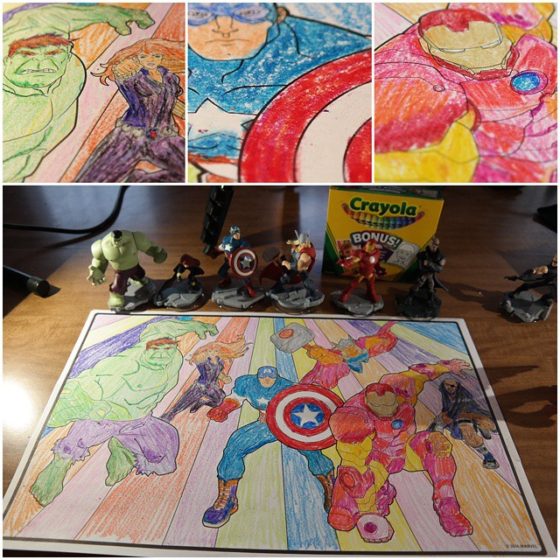Avengers Coloring Page