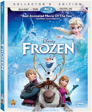 Frozen on Blu-ray/DVD