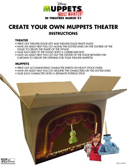 Muppets Most Wanted Build a Muppets Theater