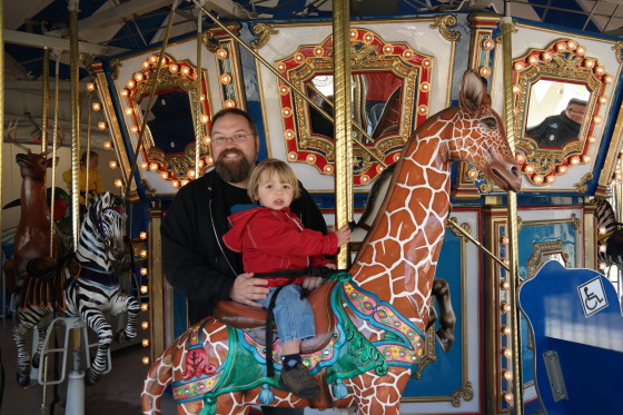 On the Carousel with Andrew
