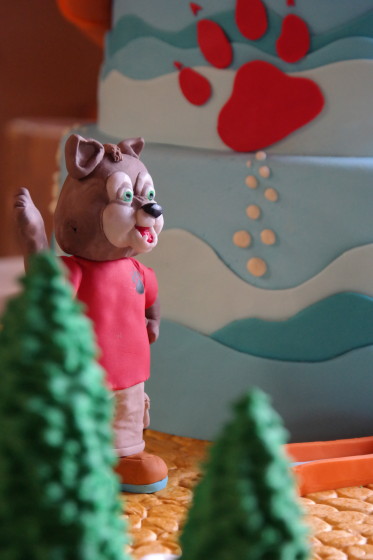 Wiley Wolf Cake at Great Wolf Lodge New England