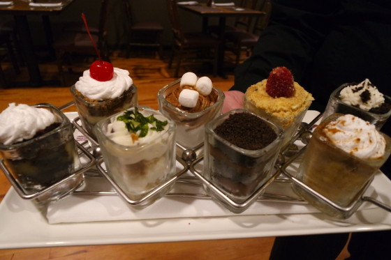 Mini Desserts at Lodge Wood Fired Grill
