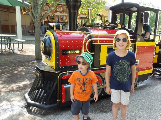 The new Buttonwood Park Zoo Train
