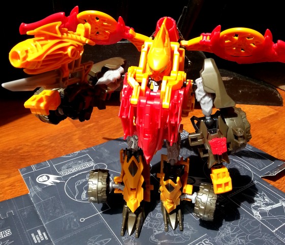 Transformers Construct-Bots Bumblebee in Nosedive Armor