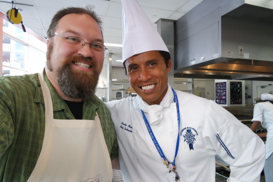 Me with Chef Carlos Mulia