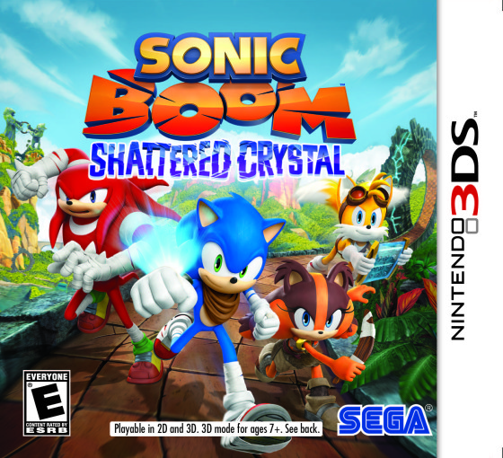 Sonic Boom Shattered Crystal 3DS Cover