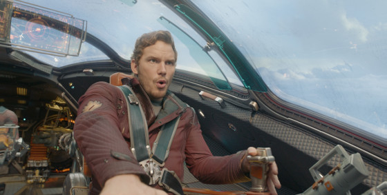 Peter Quill Piloting The Milano