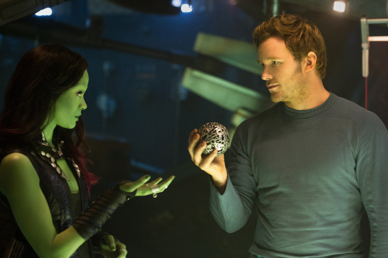 Peter Quill and Gamora