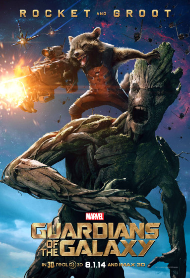 Rocket and Groot Character Poster