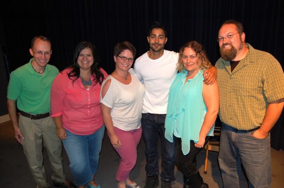 Manish Dayal with Bloggers
