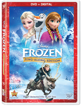 Disney's Frozen Sing-A-Long Version on DVD and Digital