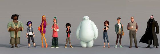 BIG HERO 6 Character Lineup