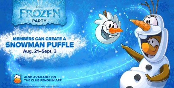 Club Penguin Frozen Party