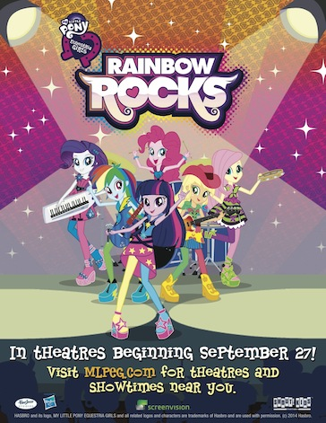 My Little Pony: Equestria Girls Rainbow Rocks Movie Poster