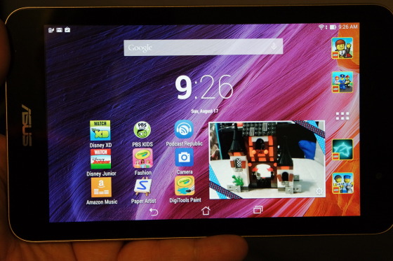 Apps on the ASUS MeMO Pad 7