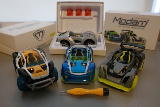 Modarri Toy Cars as shipped