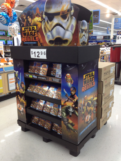 Star Wars Rebels Walmart Exclusive DVD - In Store Display - #SparkRebellion