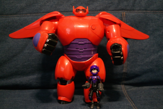 Flying Baymax and Hiro Standing
