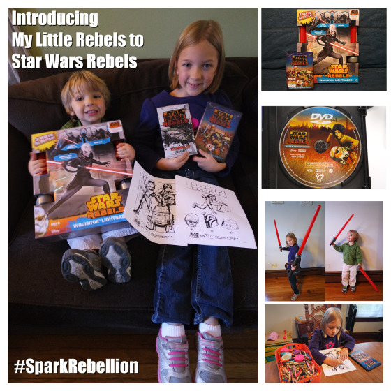 I am Introducing my Kids to Star Wars through the new show Star Wars Rebels - #SparkRebellion