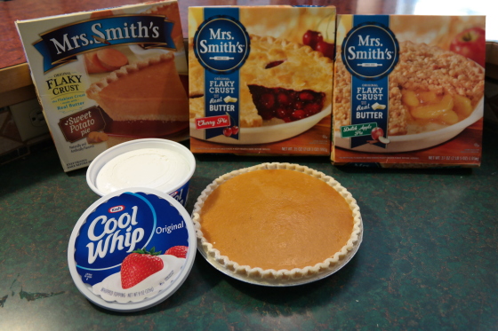Mrs. Smith Pies and Cool Whip Purchases