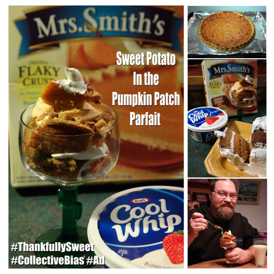 Sweet Potato in the Pumpkin Patch Parfait is #ThankfullySweet and made with Mrs. Smith's Pie and Cool Whip #CollectiveBias #Ad