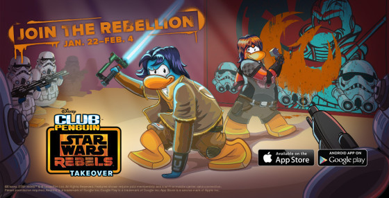 Star Wars Rebels Takeover of Club Penguin