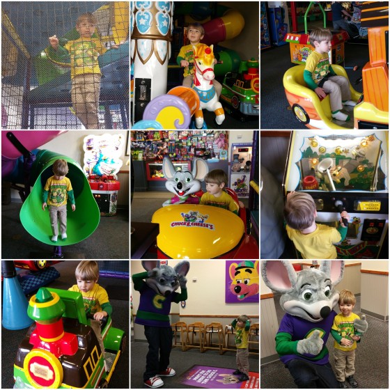 Day at Chuck E Cheese's