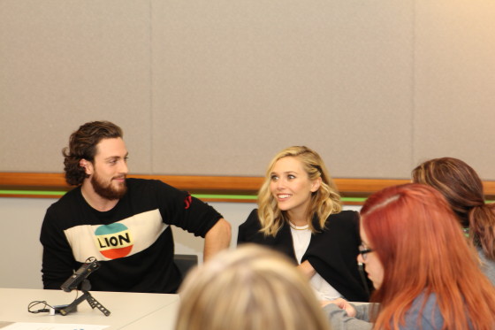 Aaron Taylor-Johnson and Elizabeth Olsen