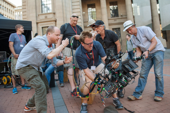 Joss Whedon working on Age of Ultron Set