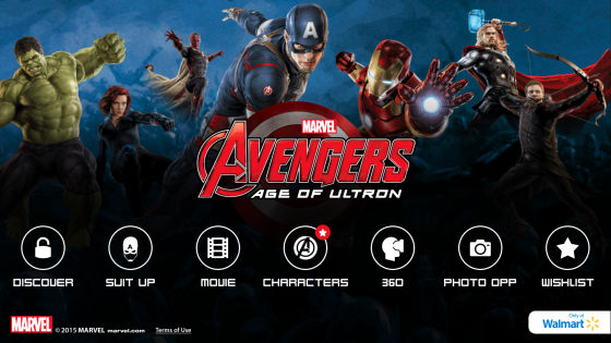 #AvengersUnited #Ad #CollectiveBias Avengers App Main Page
