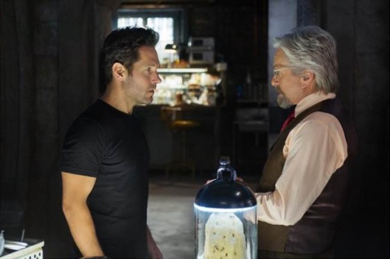 Scott Lang and Hank Pym in Ant-Man