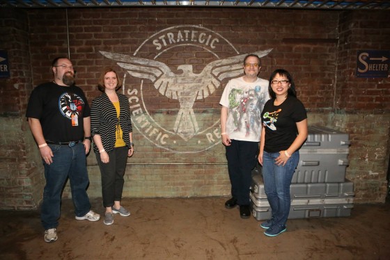 Me with Laura, Matt and TerriAnn by the SSR Sign