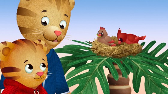 Daniel Tiger and his Dad Get Into Nature