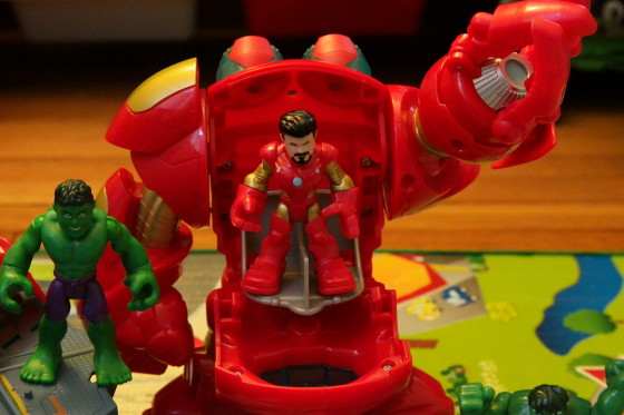 Tony Stark in the Hulkbuster Armor