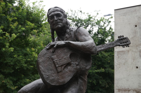 Willie Nelson Statue at Austin City Limits