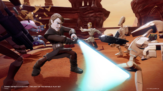 Disney Infinity 3.0 - Star Wars - Twilight Of The Republic Play Set -  Anakin Skywalker Lightsaber Battle