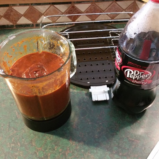 The Completed Dr. Pepper Cherry BBQ Sauce