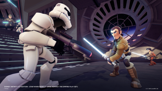 Kanan vs Stormtrooper in the Rise Against the Empire Play Set