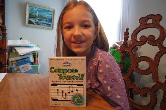 Eva with Compose Yourself,  Ready to play.