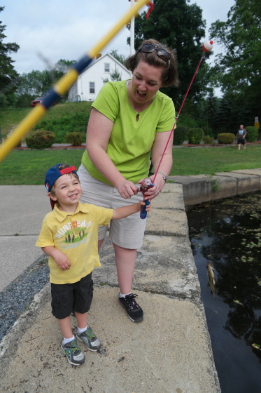 Andrew's First Fish