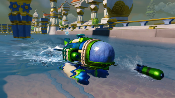 Skylanders SuperChargers - DiveBomber - Sea Type - Water Element - Vehicle - Screenshot