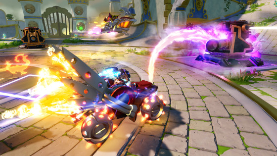 Skylanders SuperChargers - Hot Streak - Land Type - Fire Element - Vehicle - Screen Shot