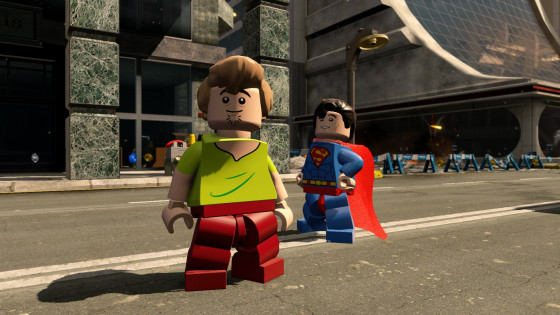 Shaggy and Superman
