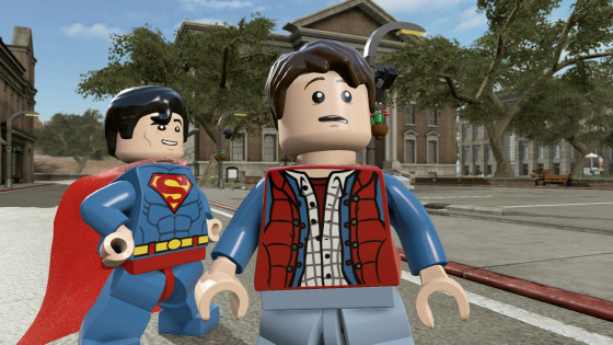 Marty McFly and Superman