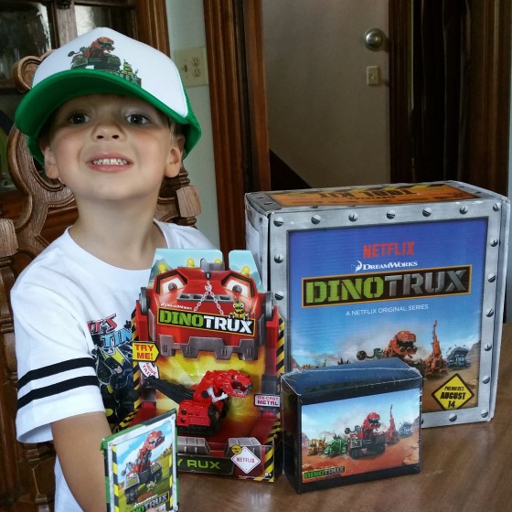 Andrew with DinoTrux Swag