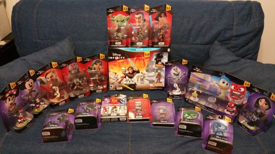 All of the Disney Infinity Figures I have so far.