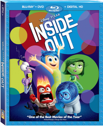 Inside Out Bluray Combo Pack