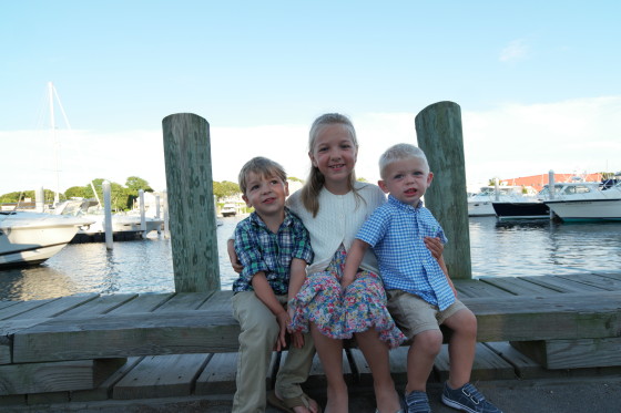 Kids at Falmouth Harbor